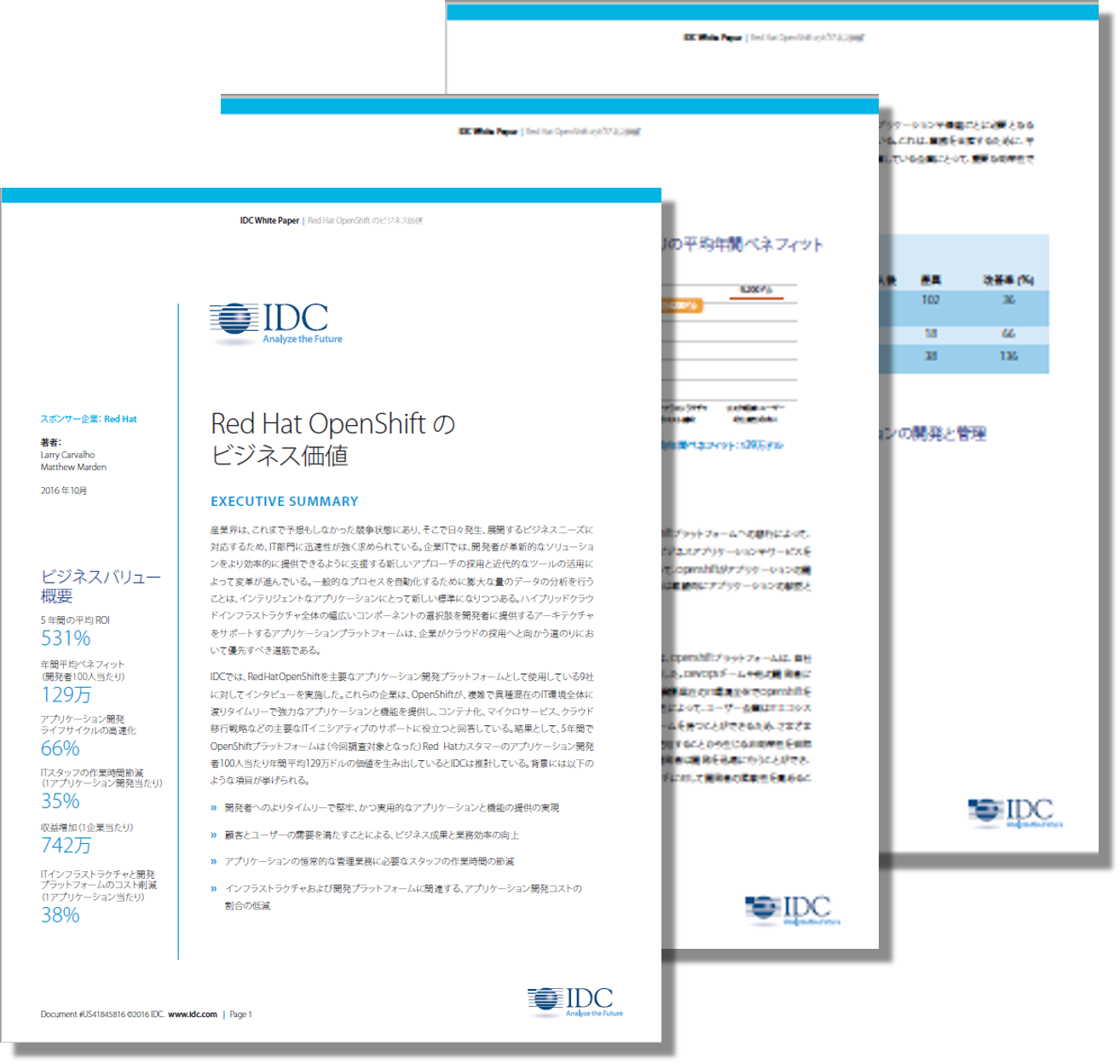 RH iDCビジネス価値.02 Red Hat OpenShiftのビジネス価値