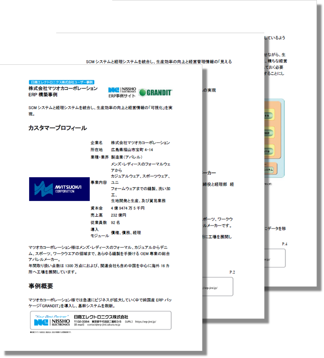 matsuoka usecase.03 株式会社マツオカコーポレーション様(製造業：アパレル)