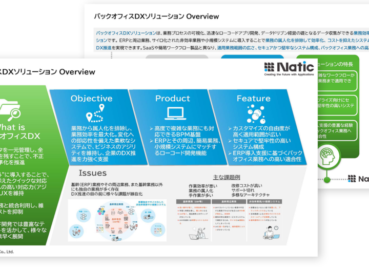 バックオフィスDXソリューションのサムネイル