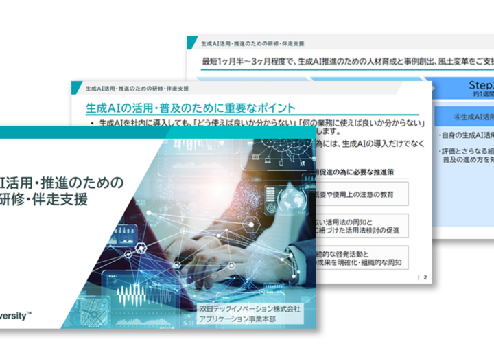 社内AI推進人材（ビジネスリーダー）向け生成AI研修プログラムのサムネイル